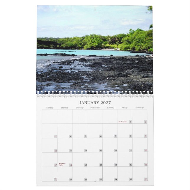 Calendrier Mural Maui (Jan 2027)
