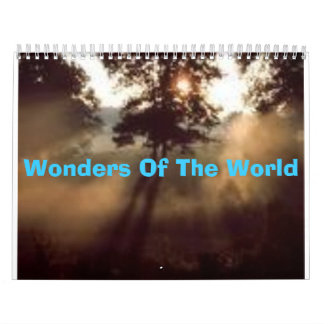 Calendrier Mural Merveilles du monde