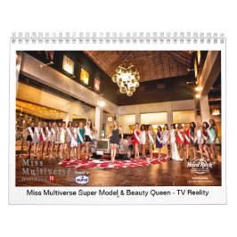 Calendrier Mural Miss Multiverse Model & Beauty Queen 2014 Calendri