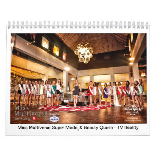 Calendrier Mural Miss Multiverse Model & Beauty Queen 2014 Calendri