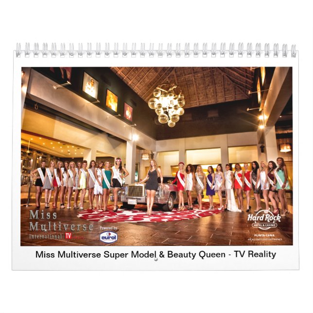 Calendrier Mural Miss Multiverse Model & Beauty Queen 2014 Calendri (Protection)