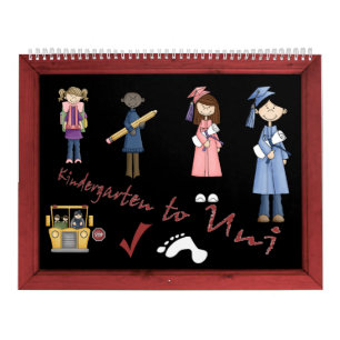 Calendrier Mural Mon livre de mémoire d'années scolaires