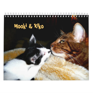 Calendrier Mural Mooki et Kiko