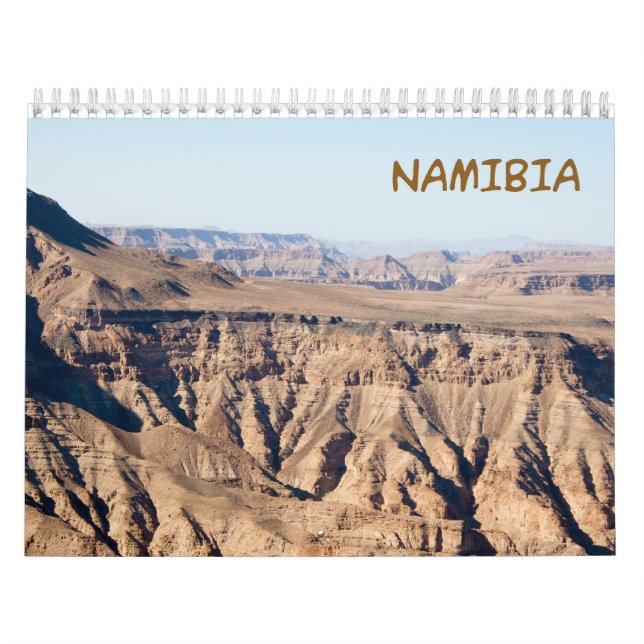 Calendrier mural NAMIBIE (Protection)