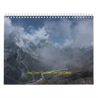 Calendrier Mural Népal Mont Everest Base Camp 2