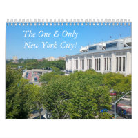 Calendrier mural NYC unique et unique