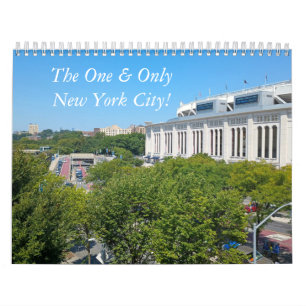 Calendrier mural NYC unique et unique
