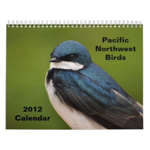 Calendrier Mural Oiseaux du nord-ouest Pacifiques