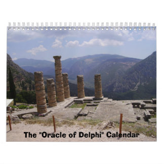 Calendrier Mural "Oracle de Delphes" classent