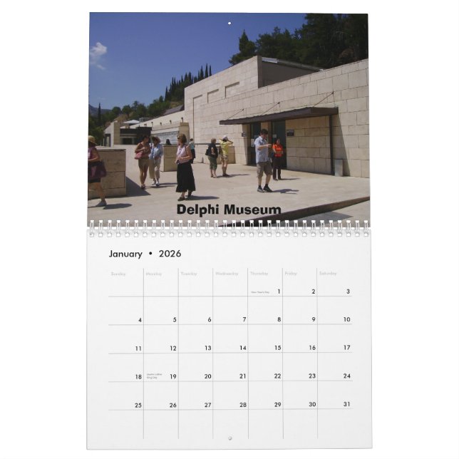 Calendrier Mural "Oracle de Delphes" classent (Jan 2026)
