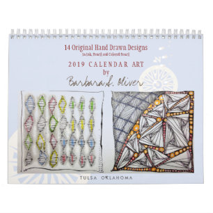 Calendrier mural original d'art