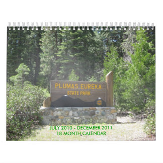 CALENDRIER MURAL PARC D'ÉTAT DE PLUMAS-EUREKA