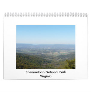 Calendrier Mural Parc national de Shenandoah