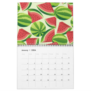 Calendrier Mural Pastèque
