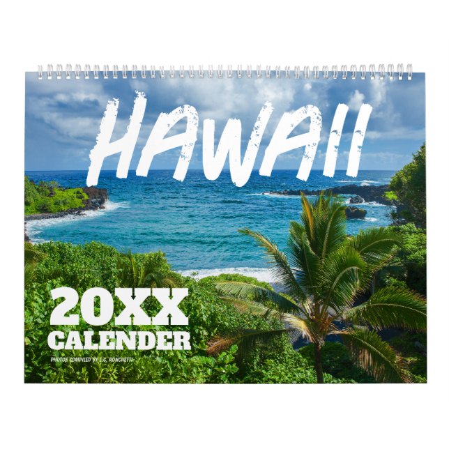 Calendrier mural paysager d'Hawaii 2027 (Protection)