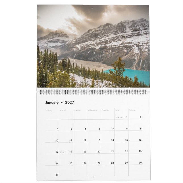 Calendrier Mural Paysages 2014 (Jan 2027)