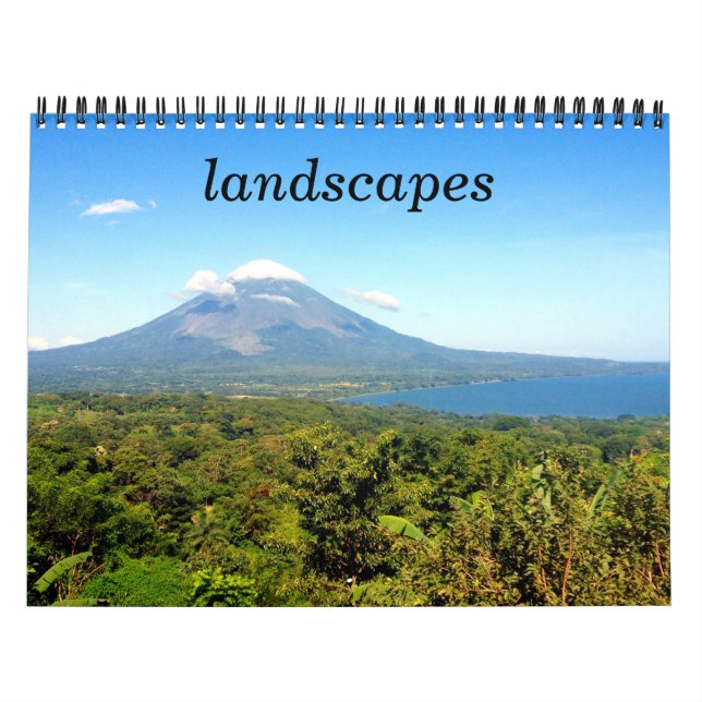 Calendrier Mural paysages 2025 (Protection)