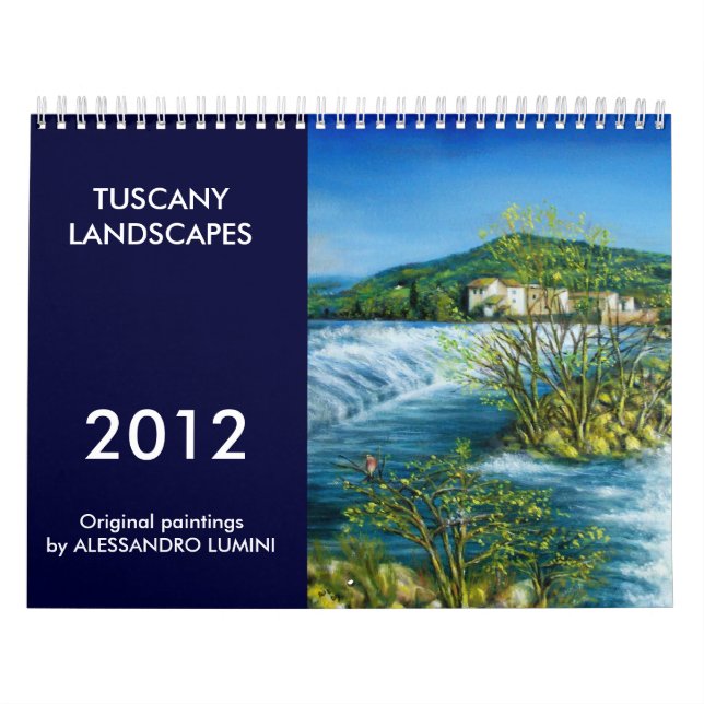 CALENDRIER MURAL PAYSAGES TOSCANES 2012 (Protection)