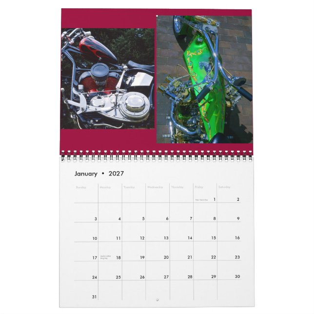 Calendrier Mural Peinture de Perewitz (Jan 2027)