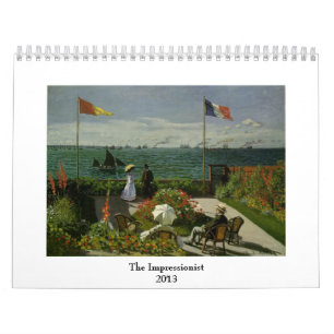 Calendrier Mural Peintures impressionnistes célèbres 2013
