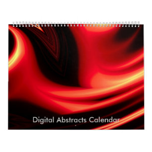 Calendrier Mural Peintures numériques Ordinateur Abstrait