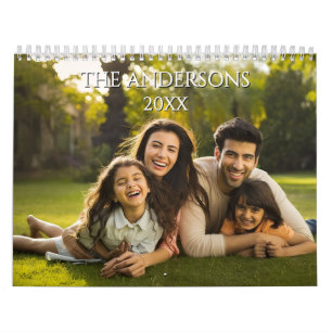 Calendrier mural personnalisé avec nom et photo 20