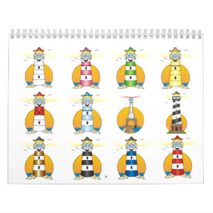 Calendrier Mural Phare de bande dessinée
