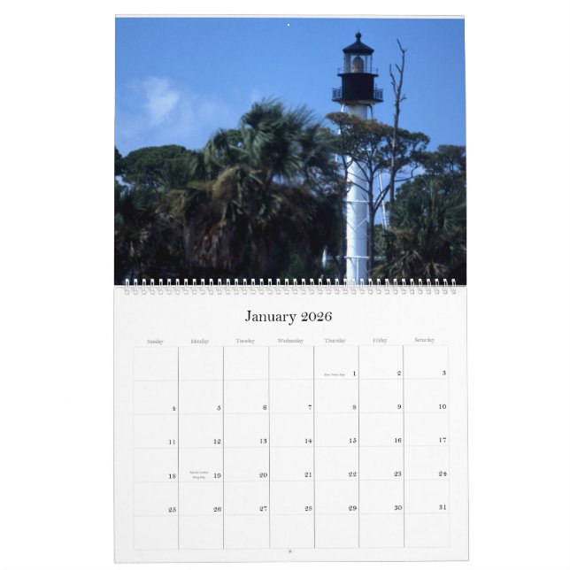 Calendrier Mural Phares 2011 de la Floride (Jan 2026)
