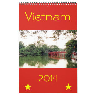 Calendrier Mural photographie 2014 du Vietnam