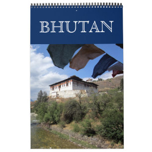 Calendrier Mural photographie du Bhoutan