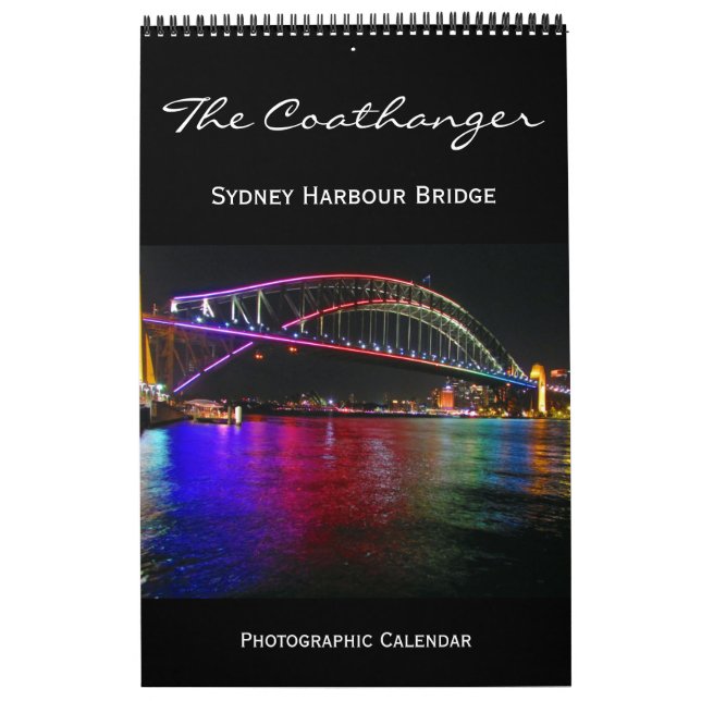 Calendrier Mural photographie sydney cintre (Protection)