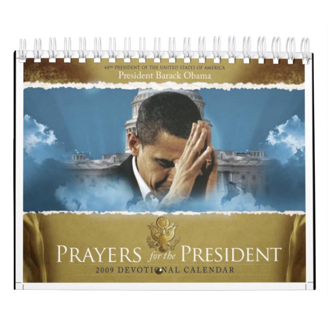 Calendrier Mural Prières pour le président (Protection)
