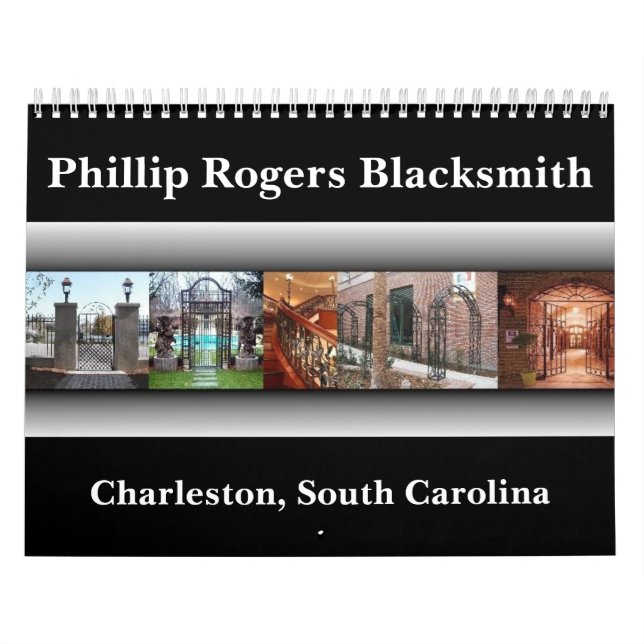 Calendrier Mural Project3, forgeron de Phillip Rogers, Charleston… (Protection)