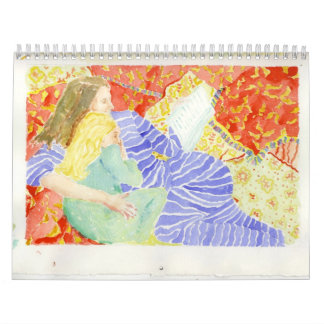 Calendrier Mural rayures