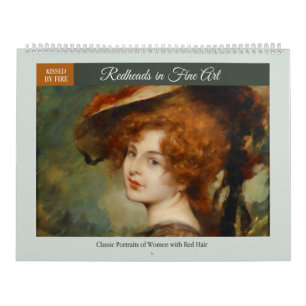 Calendrier Mural Redheads in Fine Art 2025