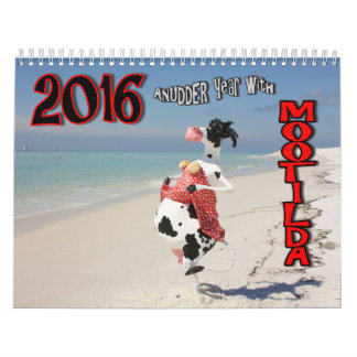 Calendrier Mural Regard de COWmical à l'année 2016 d'AnUDDER avec