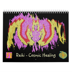Calendrier Mural Reiki - guérison cosmique par Navin Joshi