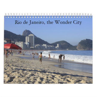 Calendrier Mural Rio de Janeiro, la ville de merveille dans les