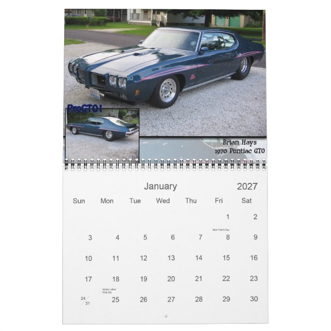 Calendrier Mural Ryan (Jan 2027)