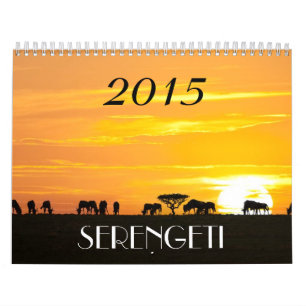 Calendrier Mural safari en Afrique