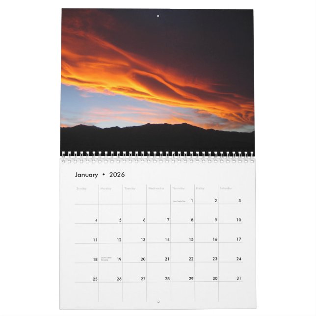 Calendrier Mural Saisons de l'âme (Jan 2026)