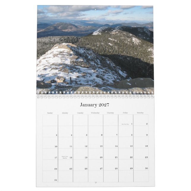 Calendrier mural sauvage standard de 2013 New (Jan 2027)