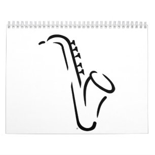 Calendrier Mural Saxophone
