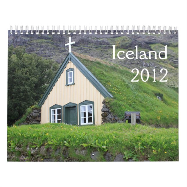 Calendrier Mural Scènes de l'Islande 2012 (Protection)