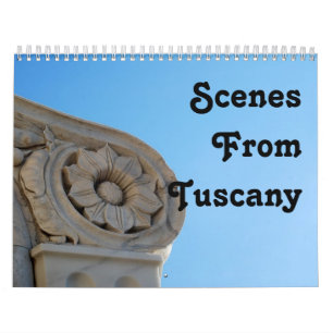 Calendrier Mural Scènes de Toscane