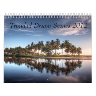 Calendrier Mural Scènes rêveuses du Trinidad par SJ Reyes de