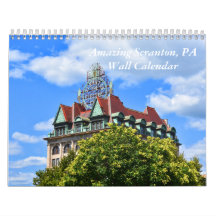 Calendrier mural Scranton PA Extraordinaire