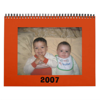 Calendrier Mural shahin 2007