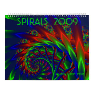 CALENDRIER MURAL SPIRALES 2009