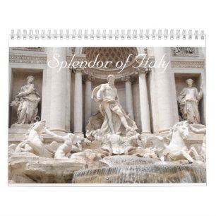 Calendrier Mural Splendeur de l'Italie